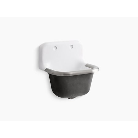 Kohler Bannon Service Sink With Rim Guard A 1, 2, Cast Iron 6714-0