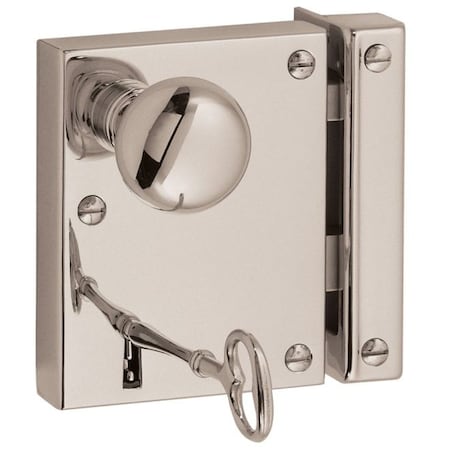 Baldwin Entry Rim Locks Lifetime Bright Nickel 5604.055.R