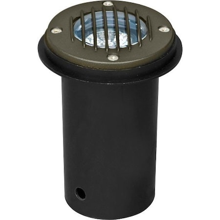 Dabmar Lighting Well Light, 300, VG, S, Aluminum, Grill LV300-VG-SLV