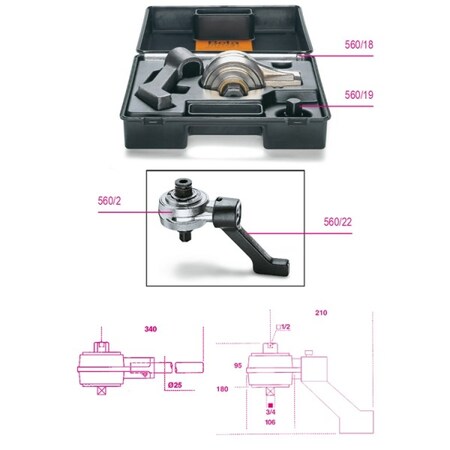 Beta Torque Multiplier Set, 2Pc 005600020