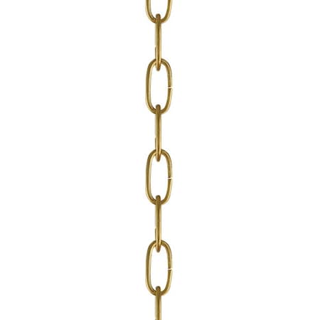 Livex Lighting Satin Brass Standard Decorative Chain 56136-12