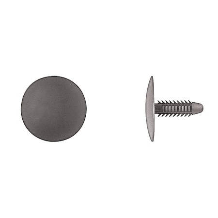 Disco Blk Nyln Shield Retainers 7/32" Hole 1" Head 25/32" Stem PK50 5614PK