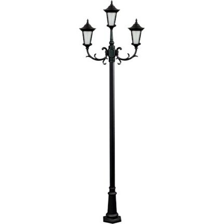 Dabmar Lighting Fixture, Post, 1103, VG, Gabriella, 3 Light GM1123-VG