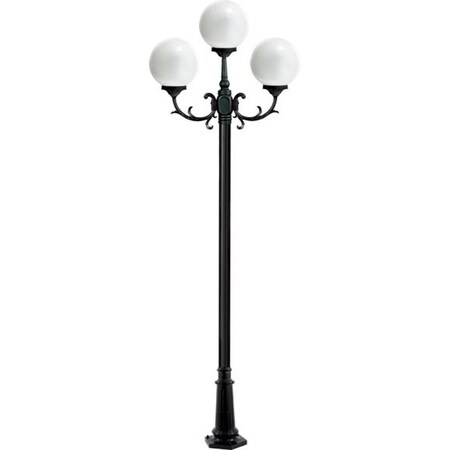 Dabmar Lighting Fixture, Post, 2403, W, Emily, 3 Light GM2403-W