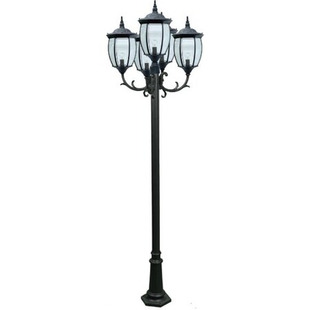 Dabmar Lighting Fixture, Post, 3005, B, Victoria, 5 Light GM1025-B