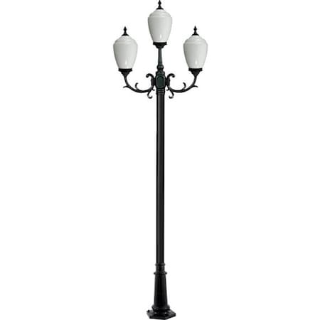 Dabmar Lighting Fixture, Post, 4003, VG, Alisa, 3 Light GM2853-VG