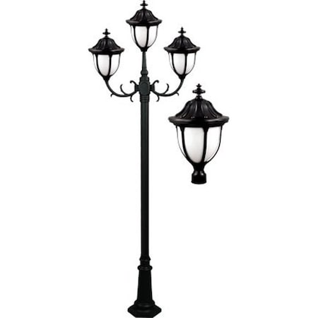 Dabmar Lighting Fixture, Post, 5525, W, Showcase, 3 Light GM5523-W