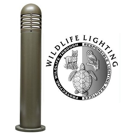 Dabmar Lighting Bollard, D180, LED112, B, Fiberglass LED D180-L20-50K-B