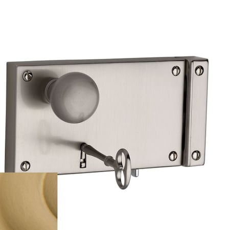 Baldwin Entry Rim Locks Vintage Brass 5634.033.L