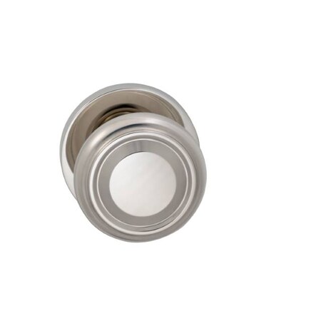 Omnia Single Dummy 565 Knob with Modern Rose Bright Nickel 565MD/0.SD14