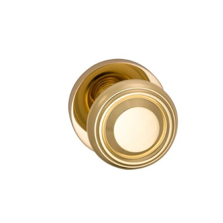 Omnia Single Dummy 565 Knob with Modern Rose Bright Brass 565MD/0.SD3