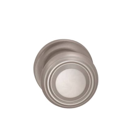 Omnia Single Dummy 565 Knob with Traditional Rose Satin Nickel 565TD/0.SD15