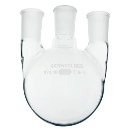 Chemglass Round Bottom Flask, 1000mL CG-1522-07