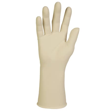 Ansell G3, Disposable Cleanroom Gloves, 8.7 mil Palm, Latex, 12 in, ISO 3, AQL 1.5, M, 100 PK, Beige 56814