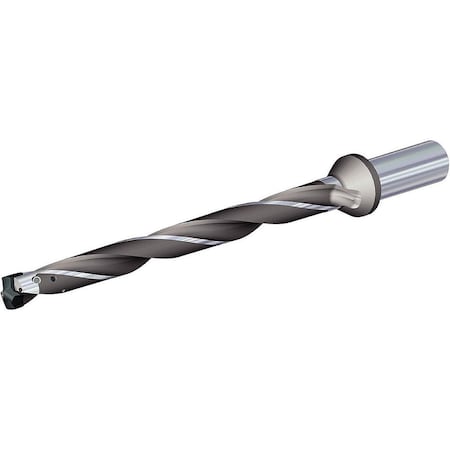 Widia Drill Body, TDMX, D 22mm 12XD SF Shank TDMX220R12SF25M