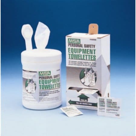 Msa Respirator Wipes, Size 7-1/4" x 5 697383