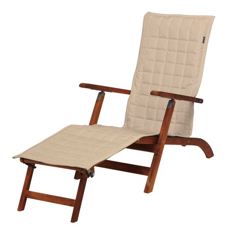 Classic Accessories Montlake Antique Beige Patio Chaise Slipcover, 69"X19" 56-007-030301-RT