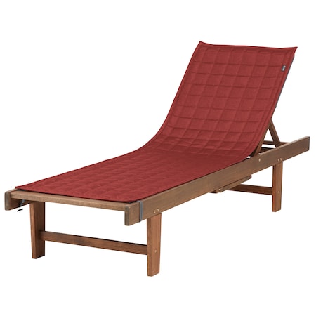 Classic Accessories Montlake Patio Chaise Slipcover, Heather Henna, 72"x21" 56-016-046601-RT