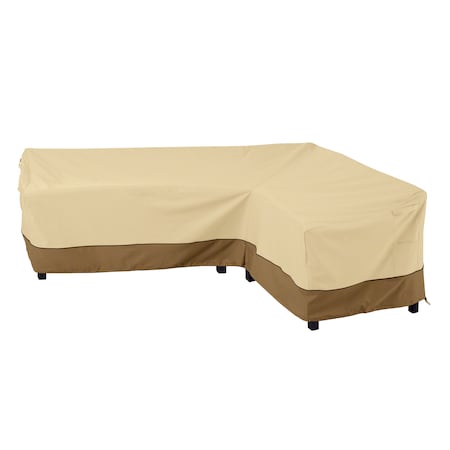 Classic Accessories Veranda L-Shape Sectional Lounge Set Cover, 115"L (left) x 83"L (right) 56-302-051501-EC