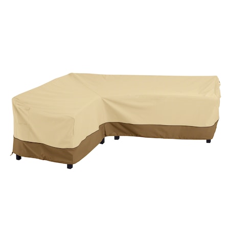 Classic Accessories Veranda L-Shape Sectional Lounge Set Cover, 83"L (left) x 115"L (right) 56-303-051501-EC