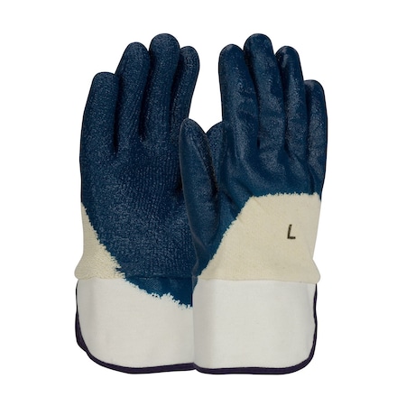 Pip Chemical Resistant Gloves, Nitrile, 10-4/5 in L, L, 12 PK 56-3145/L
