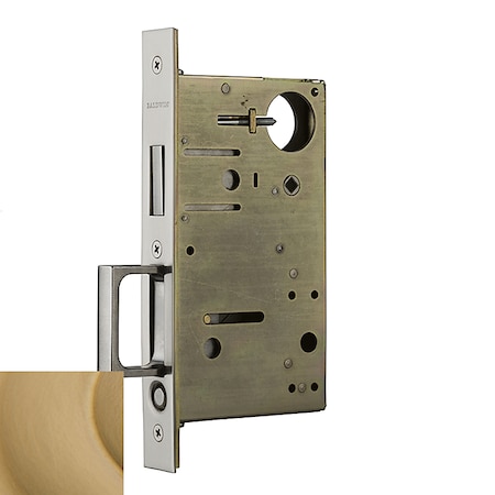Baldwin Privacy Pocket Door Locks Vintage Brass 8602.033