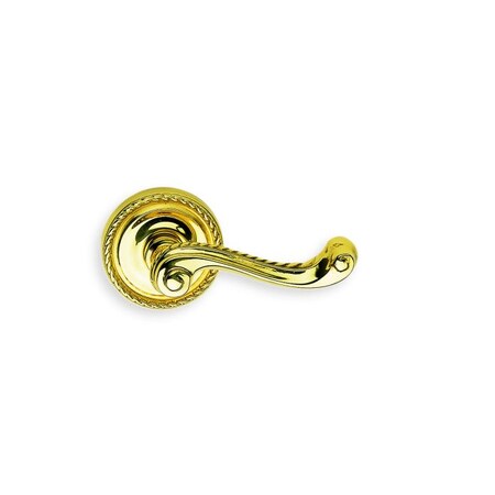 Omnia Single Dummy 570 Lever with Concealed Screws Bright Brass 570/01B.SD1