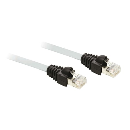 Schneider Electric Ethernet ConneXium shielded twisted pair straight cord-2m-2connectorsRJ45-UL/CSA 490NTW00002U