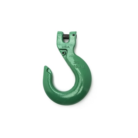 Campbell Chain & Fittings 9/32"-5/16" Quik-Alloy PL Sling Hook, Grade 100, Painted Green" 5746415PL