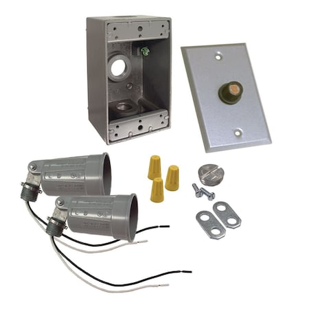 Bell Outdoor Electrical Box, Rectangular Box Type, 1 Gang, Rectangular Shape 5883-5