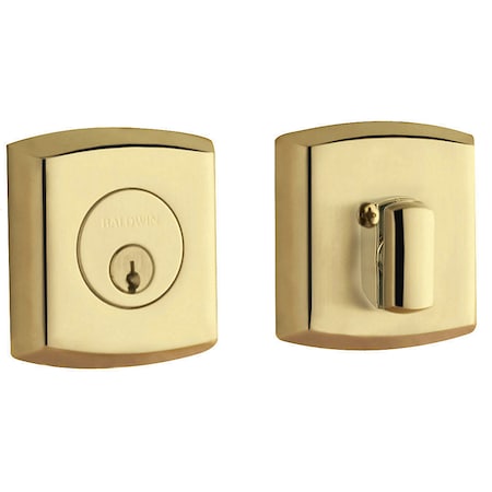 Baldwin Estate Unlacquered Brass Deadbolts 8285.031