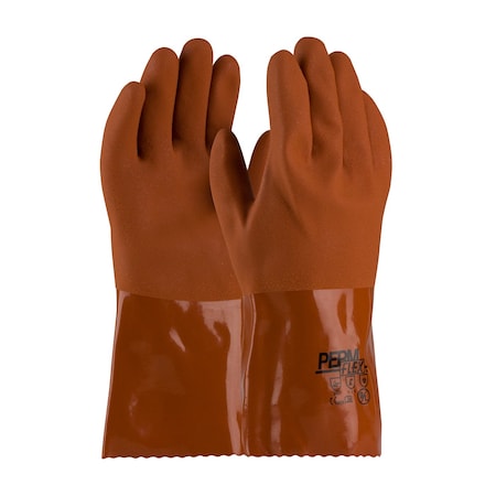 Pip Chemical Resistant Gloves, PVC, 12 in L, L, 12 PK 58-8651/L