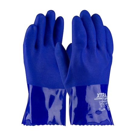 Pip Chemical Resistant Gloves, PVC, 10 in L, L, 12 PK 58-8655/L