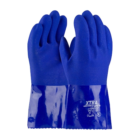 Pip Chemical Resistant Gloves, PVC, 12 in L, XL, 12 PK 58-8656/XL