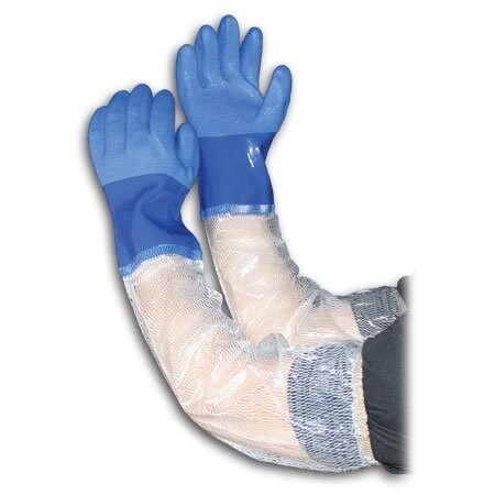 Pip 25" Chemical Resistant Gloves with Sleeve, PVC, XL, 12PK 58-8657/XL