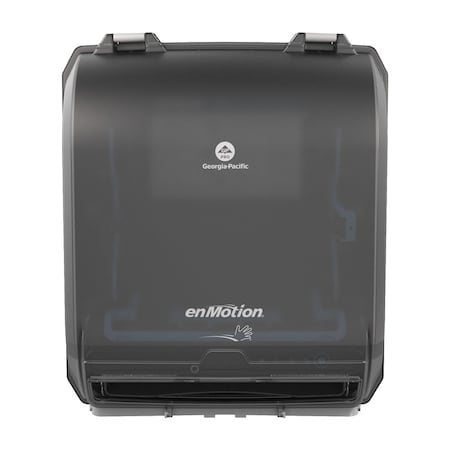 Georgia-Pacific Paper Towel Dispenser, EnMotion, Hardwound, 10 in Paper Towel Width, 1 3/4 in, Plastic, Black 59450A