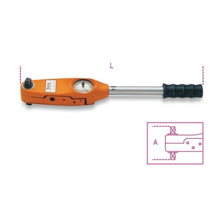 Beta Direct Reading Torque Wrench, 1/2" 005940015