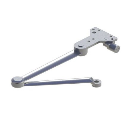 Hager Closer Arm, Sprayed Aluminum, Non Handed, Extra Heavy Duty Cushion Stop Arm Type 130962