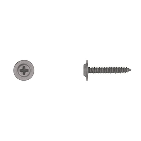Disco Blk Phspht Trim Screws 8X1 " Phllp Flat Top PK100 5975PK
