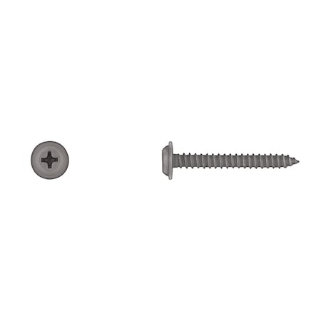 Disco Blk Flat Top Phil Screws 8X1-1/4" 13/32"OD Washer PK50 5990PK