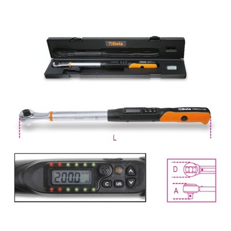 Beta Electronic Torque Wrench, 1/2" 005990010