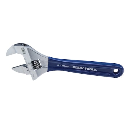 KLEIN TOOLS Slim-Jaw Adjustable Wrench, 8-Inch D86936