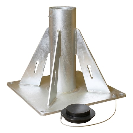 Thern Pedestal Base For 5Pt20 Crane, Galvanize 5BP20G