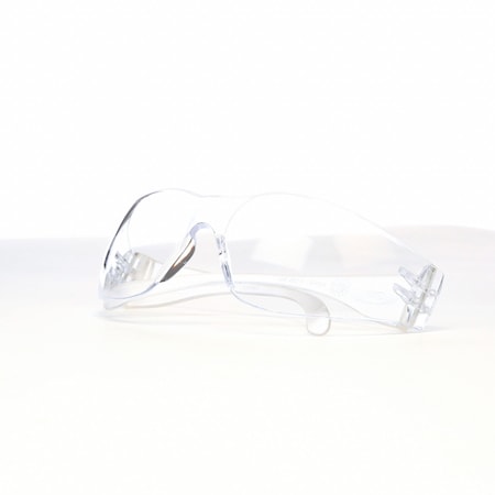 3M Virtua Safety Glasses, Anti-Fog, Anti-Scratch, Wraparound, Frameless, Clear Arm, Clear Lens 11329-00000-20