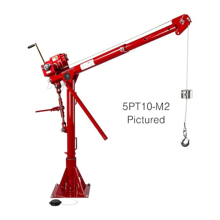 Thern Davit Crane Up To 1200Lb Capacity W/ 4Wm 5PT10G-M2