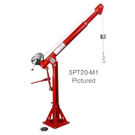 Thern Davit Crane Up To 2000Lb Capacity W/ M43 5PT20G-M1