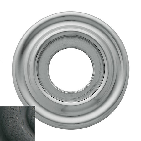 Baldwin Passage Pair Rosettes Distressed Oil Rubbed Bronze 5002.402