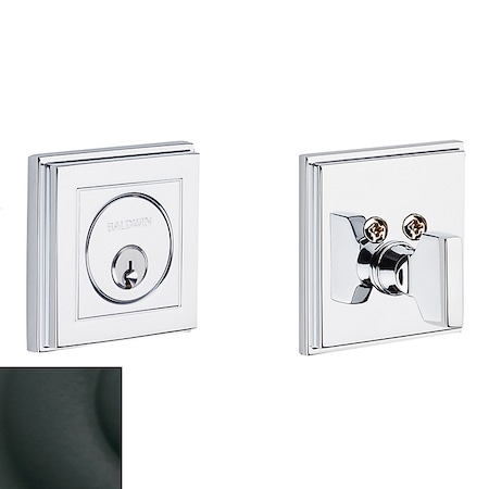 Baldwin Estate Satin Black Deadbolts 8260.190