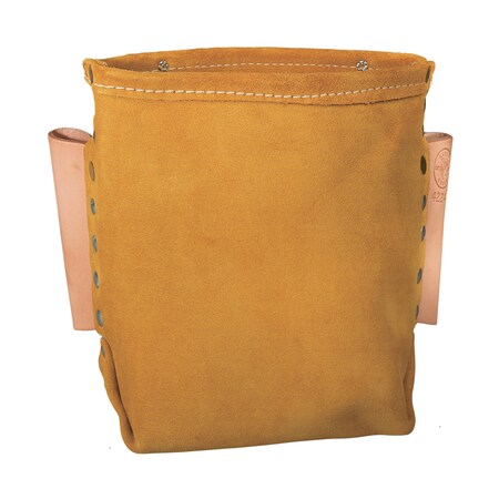 Klein Tools Leather Bolt Bag, Leather, 1 Pockets, 8-1/2" Height 42247