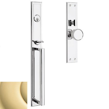 Baldwin Entry Hollywood Hills ENTR Trim Active Exterior Trim Unlacquered Brass 6946.031